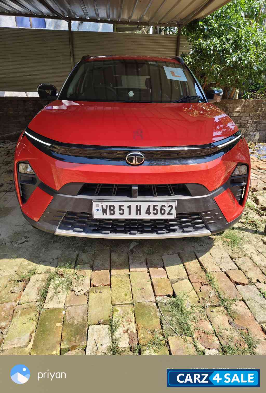 Red Tata Nexon Tata nexon creative+s