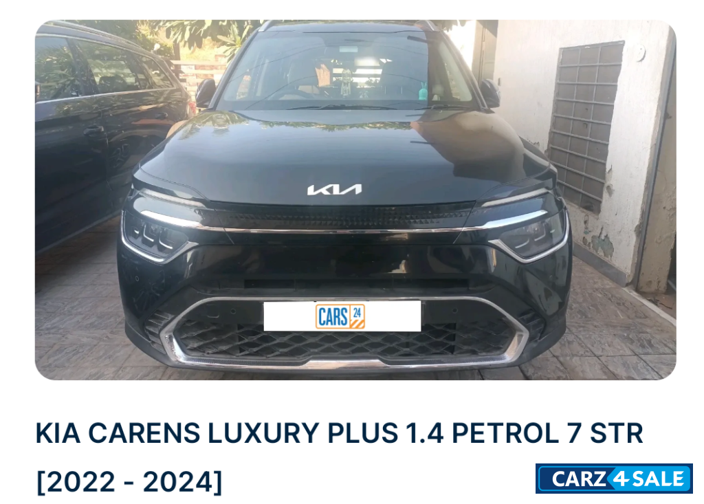Balck Kia Carens 1.4 Luxury 7 STR 2022
