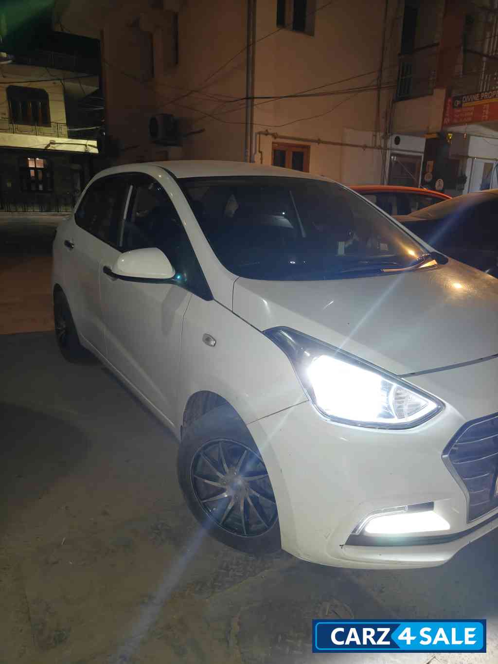 White Hyundai Xcent S petrol