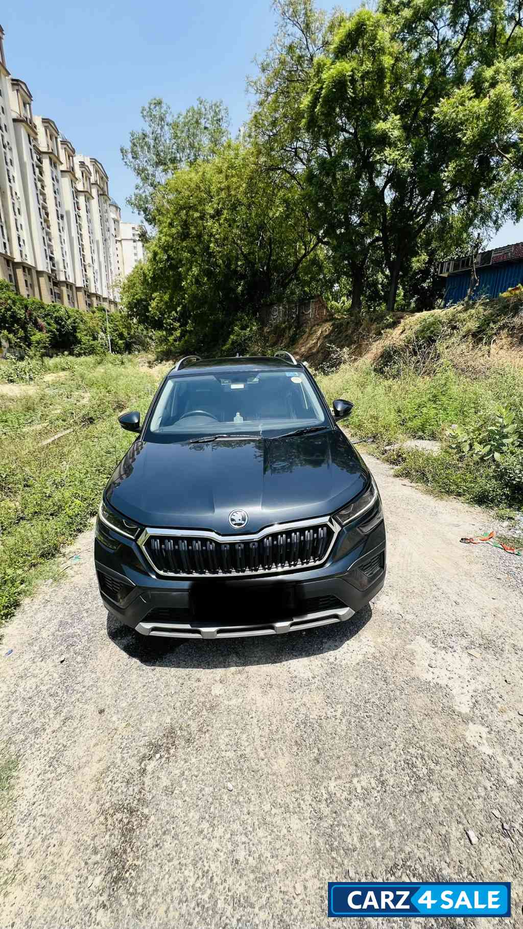 Carbon Grey Skoda Kushaq Ambition 1.0 TSI