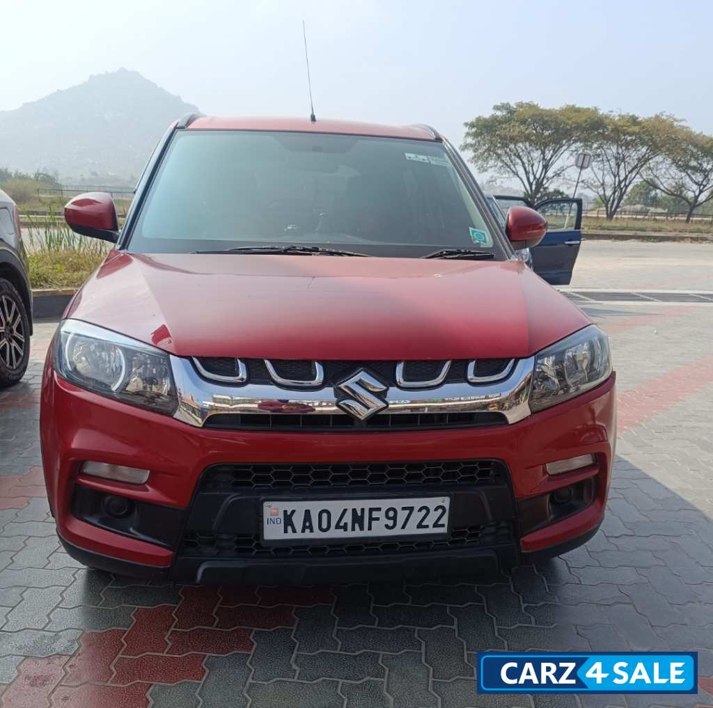 Blazing Red Maruti Suzuki Vitara Brezza VDI
