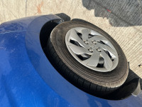 Blue Hyundai Santro Sportz CNG