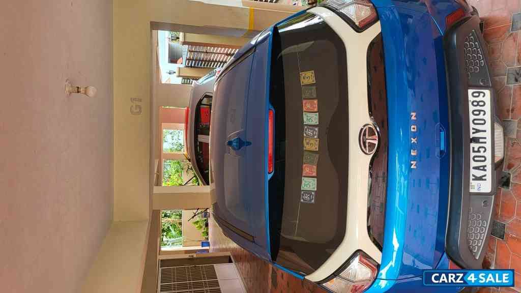 Blue Tata Nexon XM