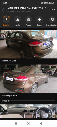 Dignity Brown Maruti Suzuki Ciaz Zxi+