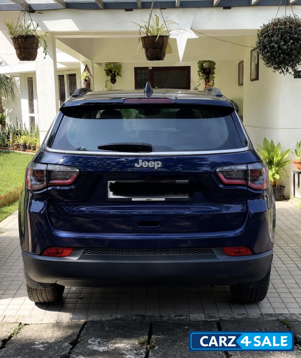 Galaxy Blue Jeep Compass Limited AT Petrol