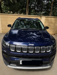 Galaxy Blue Jeep Compass Limited AT Petrol
