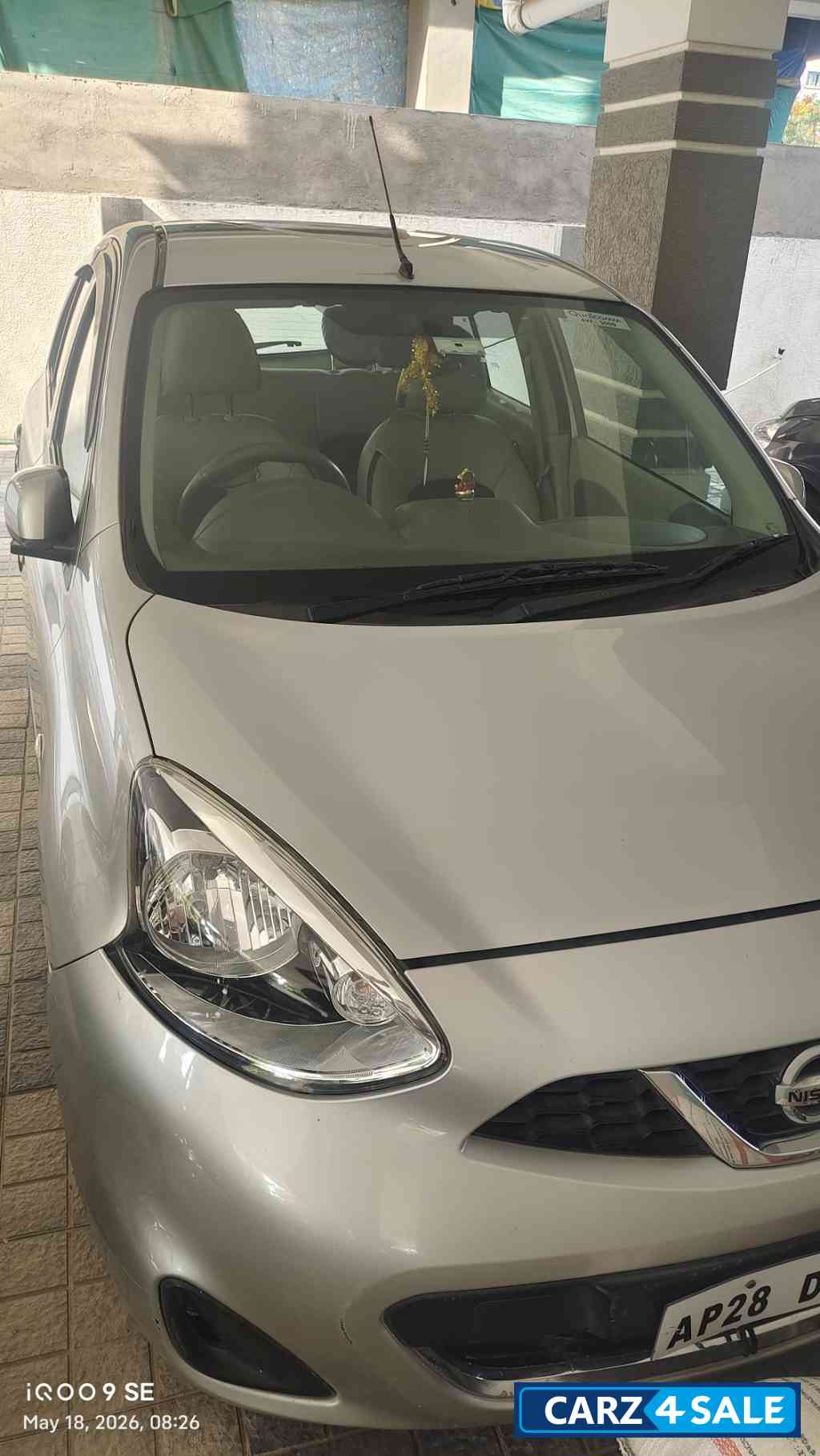 Silver Nissan Micra XVCVT Silver Nissan Micra XVCVT