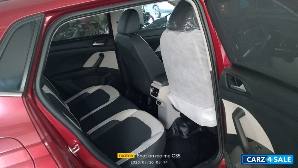Wild Cherry Red Volkswagen Taigun Topline manual 1 litre