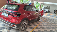 Wild Cherry Red Volkswagen Taigun Topline manual 1 litre
