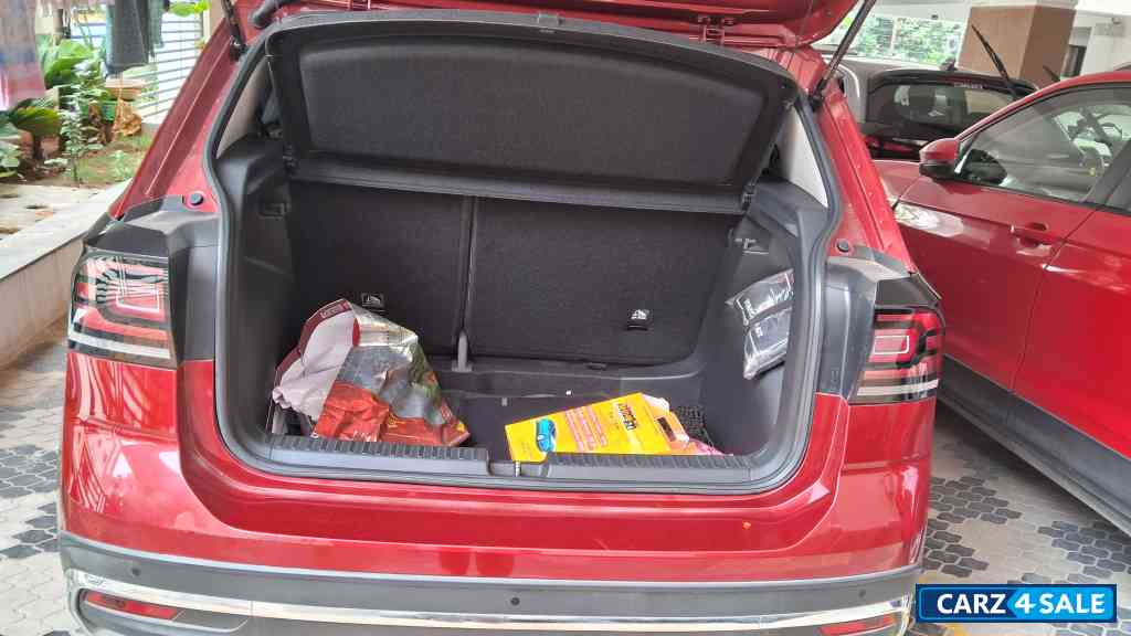 Wild Cherry Red Volkswagen Taigun Topline manual 1 litre