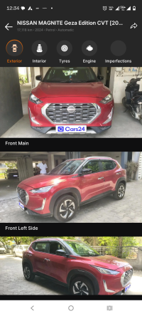 Nissan Magnite Geza CVT turbo 2024 Model