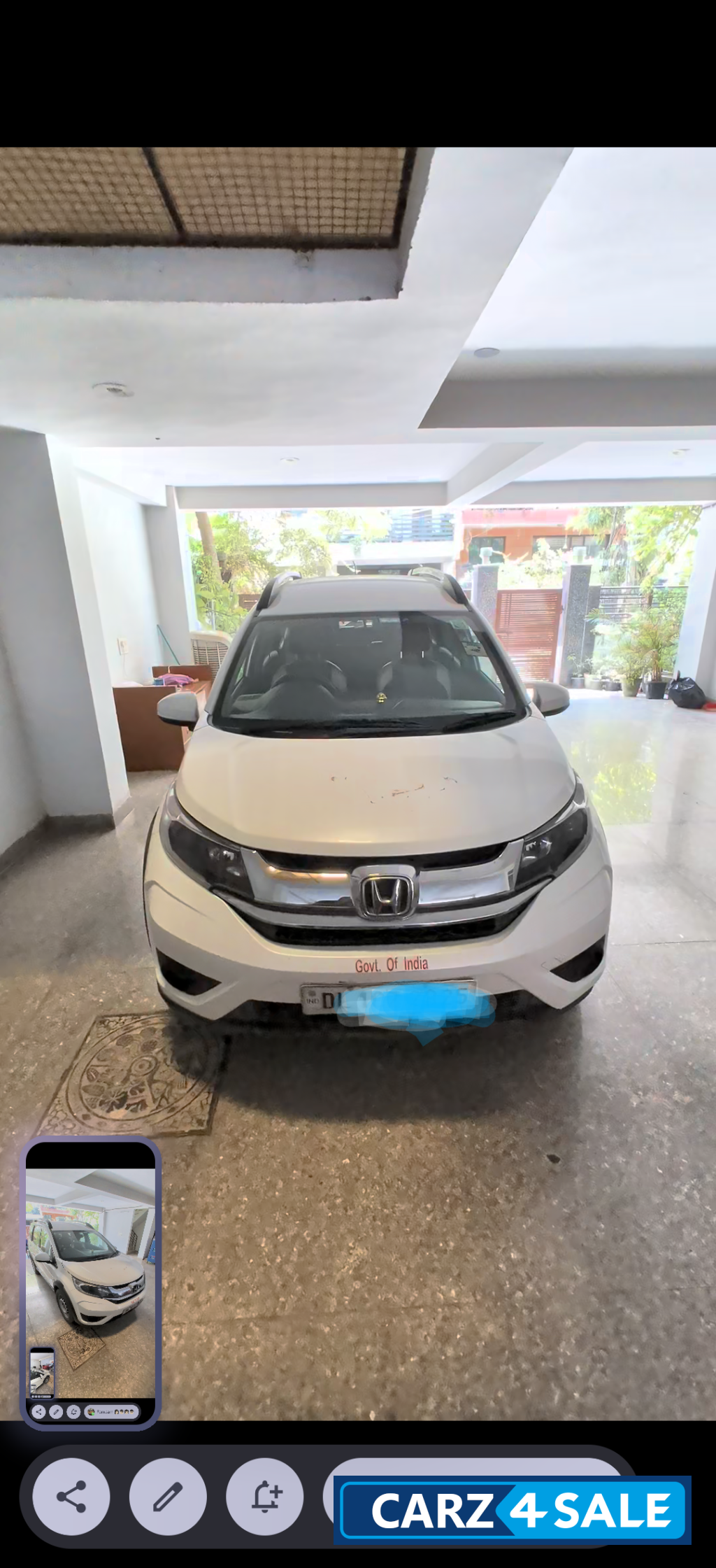 Perl White Honda BR-V Petrol