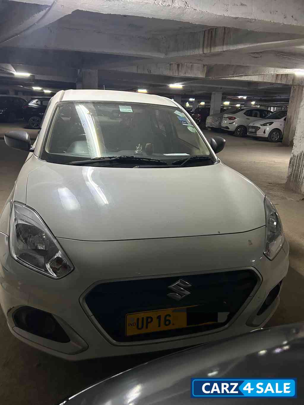 White Maruti Suzuki Dzire Tour S