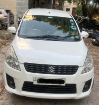 White Maruti Suzuki Ertiga Vxi petrol
