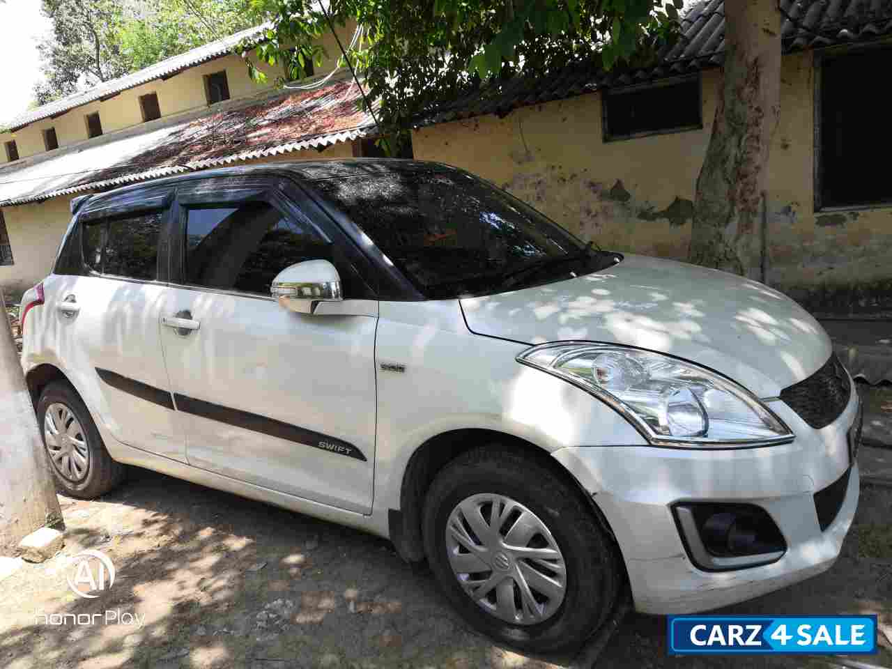White Maruti Suzuki  Swift
