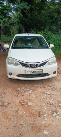 White Toyota Etios G