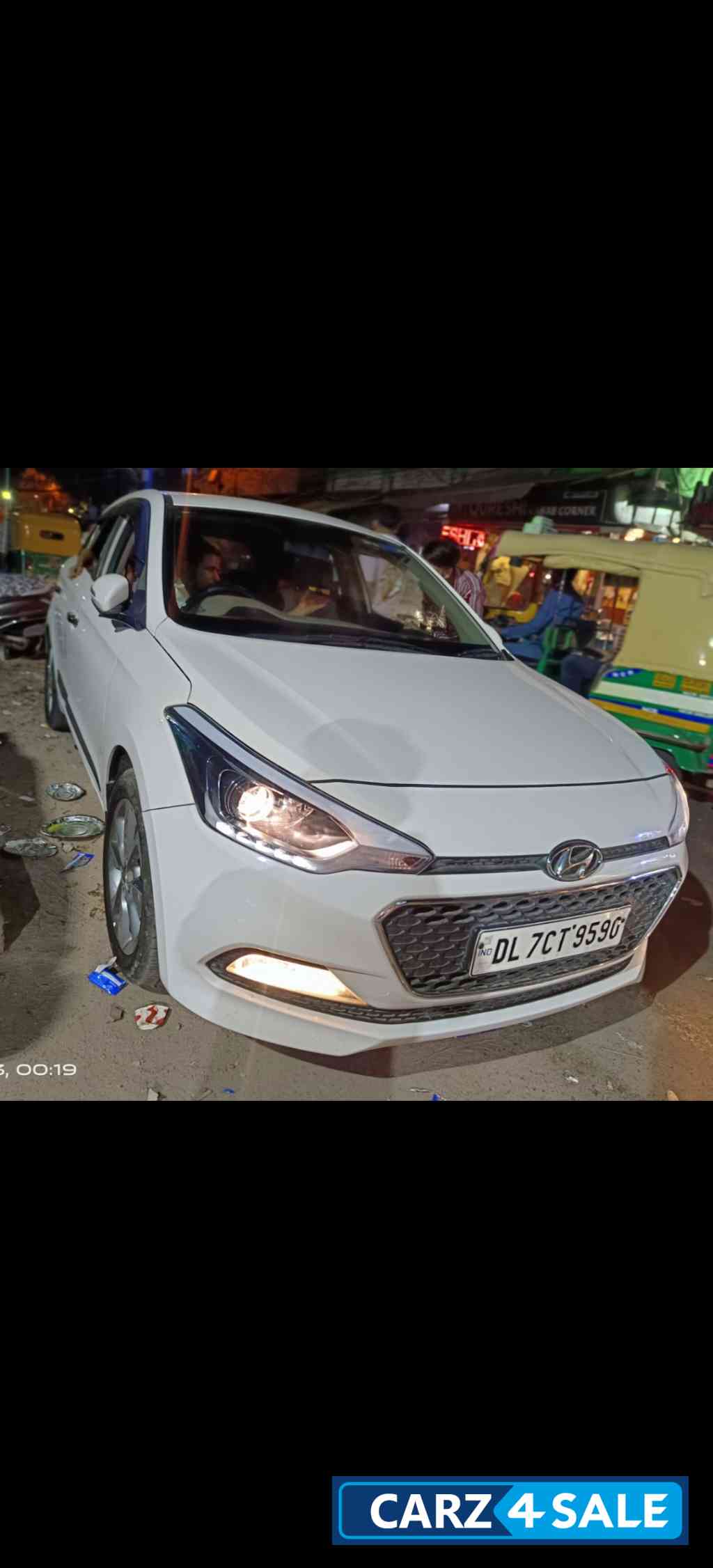 White Hyundai Elite i20 Asta 1.2(o)