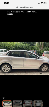 Volkswagen Ameo Comfortline 1.0 with Alloy 2019 Model