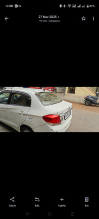 White Honda Amaze S