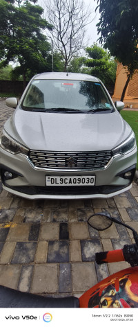 Silver Maruti Suzuki Ertiga VXI Smart Hybrid