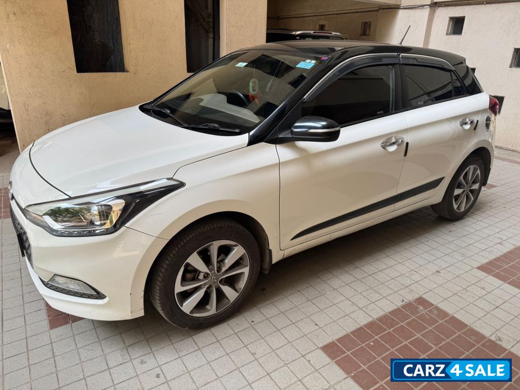 White Hyundai Elite i20 Asta Optional