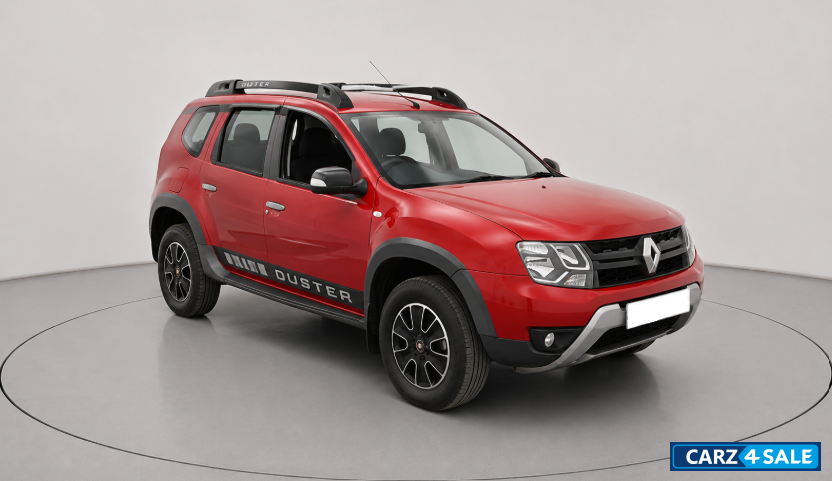 Fiery Red Renault Duster RXC CVT PETROL