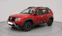 Fiery Red Renault Duster RXC CVT PETROL