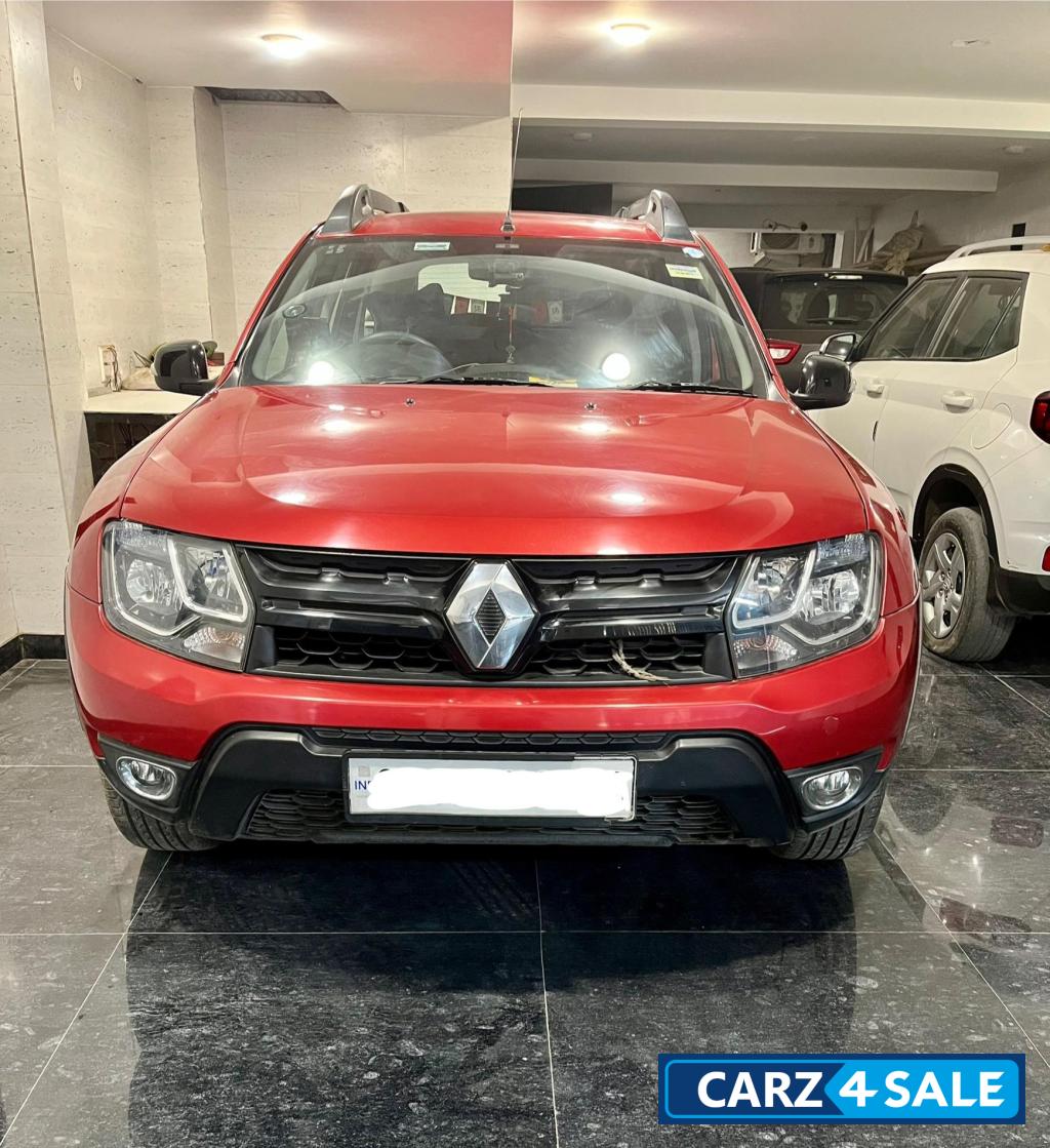 Fiery Red Renault Duster RXC CVT PETROL