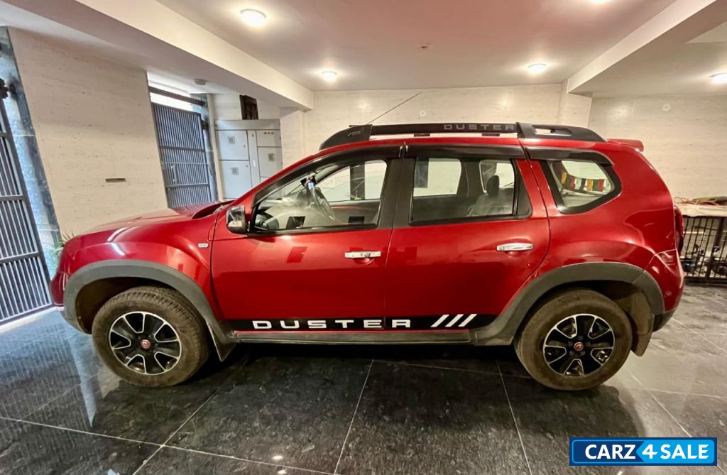 Fiery Red Renault Duster RXC CVT PETROL