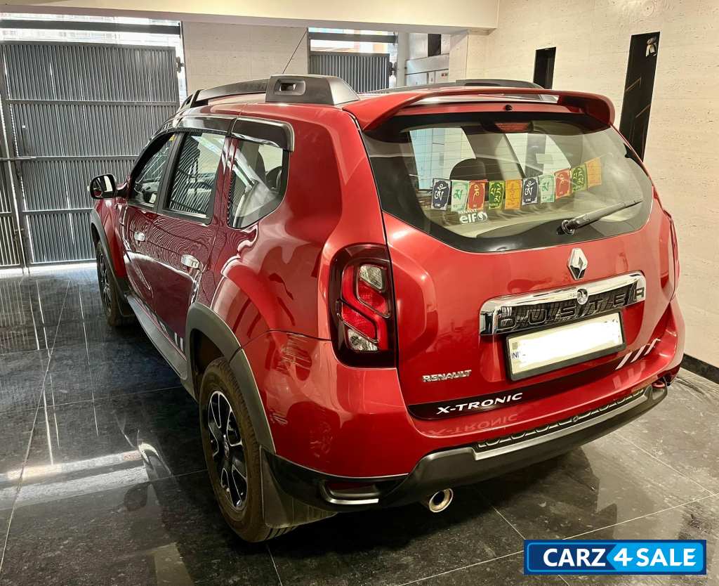 Fiery Red Renault Duster RXC CVT PETROL
