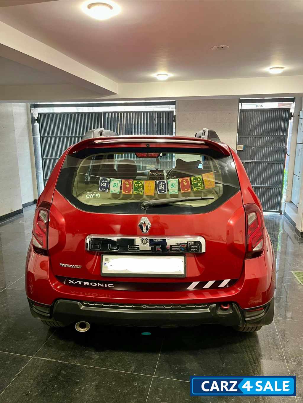 Fiery Red Renault Duster RXC CVT PETROL