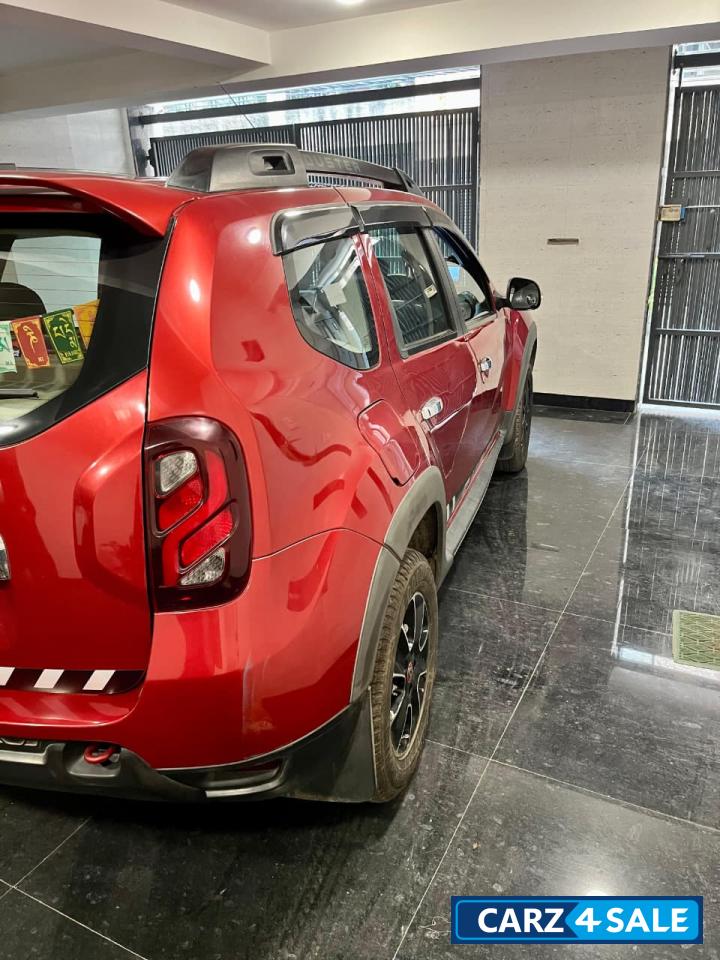 Fiery Red Renault Duster RXC CVT PETROL
