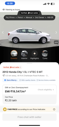 Honda City 1.5vt