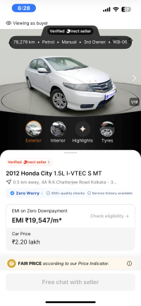 Honda City 1.5vt