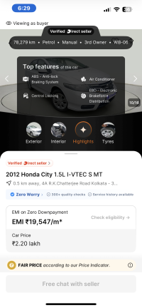 Honda City 1.5vt