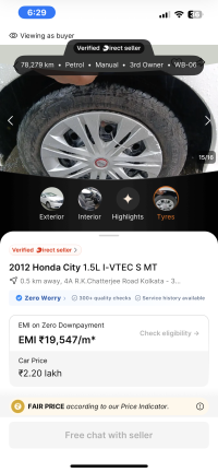 Honda City 1.5vt