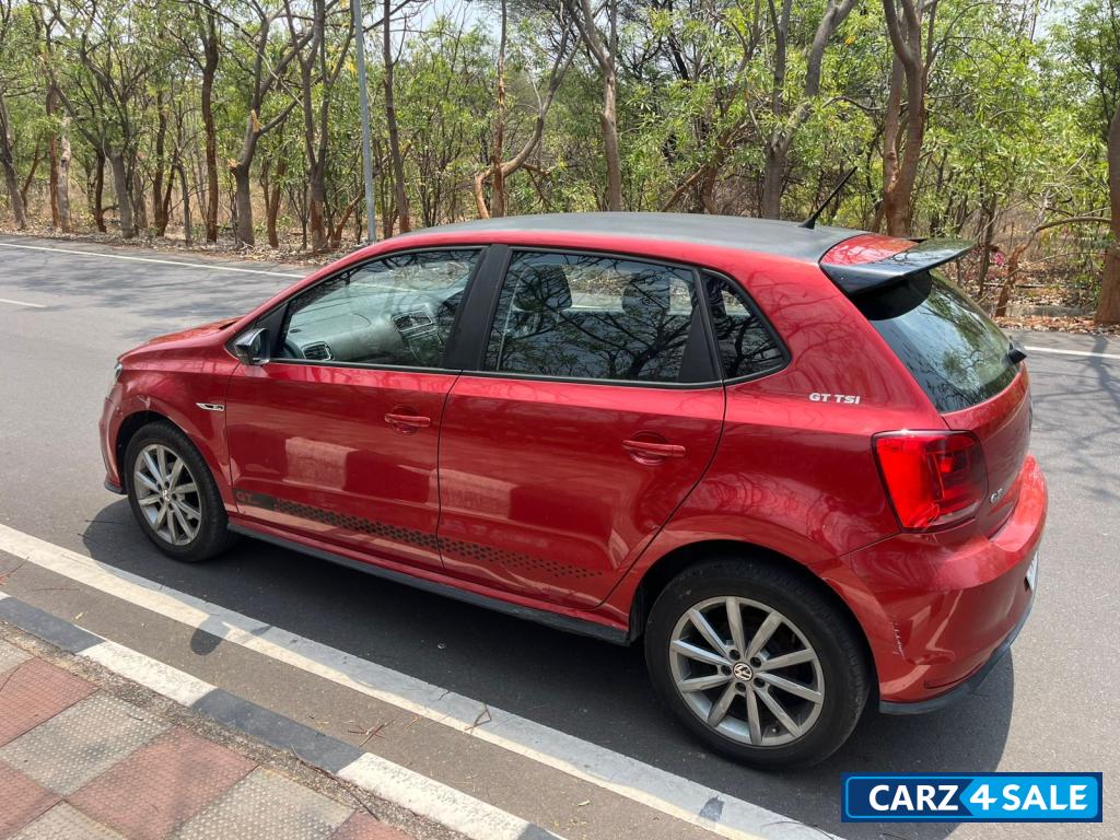 Sunset Red Volkswagen Polo Gt tsi