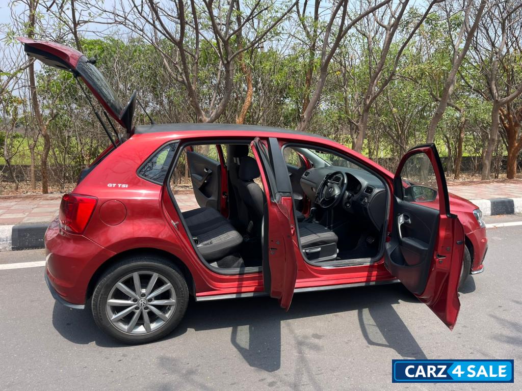 Sunset Red Volkswagen Polo Gt tsi