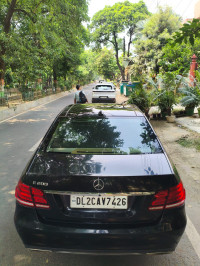 Black Mercedes-Benz E-Class 200