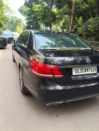 Black Mercedes-Benz E-Class 200