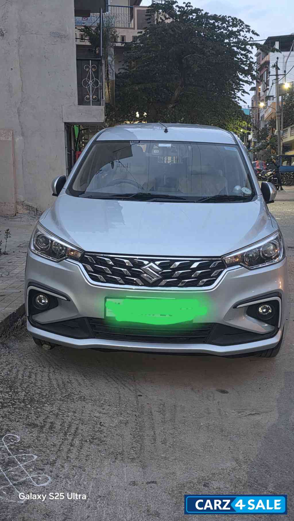 Silver Maruti Suzuki Ertiga VXI SVHS