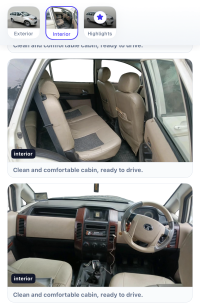 Pearl White Tata Aria Pure lx 4x2