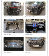 MG Hector Sharp Pro black storm 2024 Model