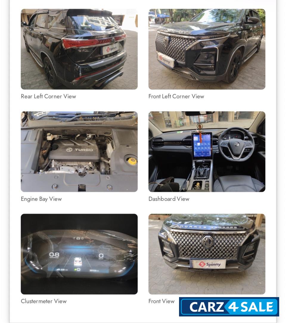 MG Hector Sharp Pro black storm