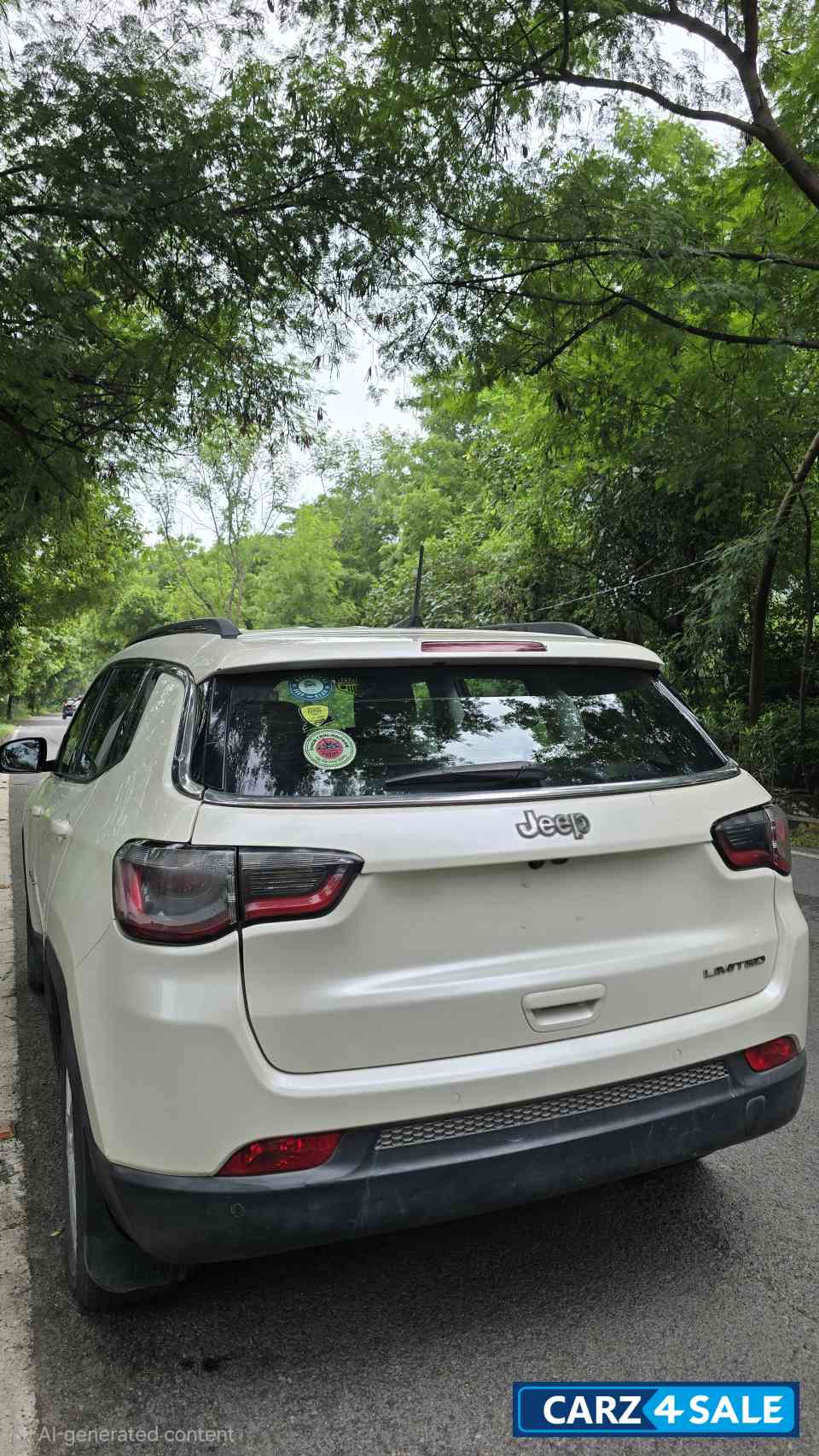 Pearl White Jeep Compass Limited 2.0Diesel Pearl White Jeep Compass Limited 2.0Diesel