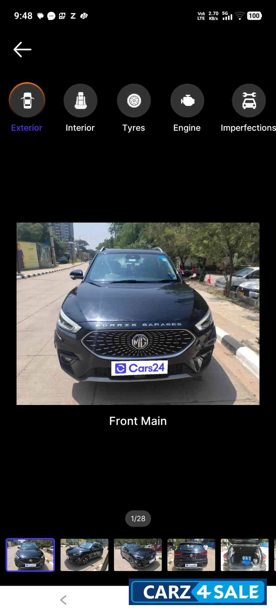 Black MG Astor Savvy 1.5 CVT