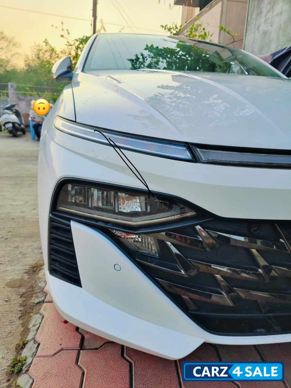 White Hyundai Verna 2023 New Model White Hyundai Verna 2023 New Model