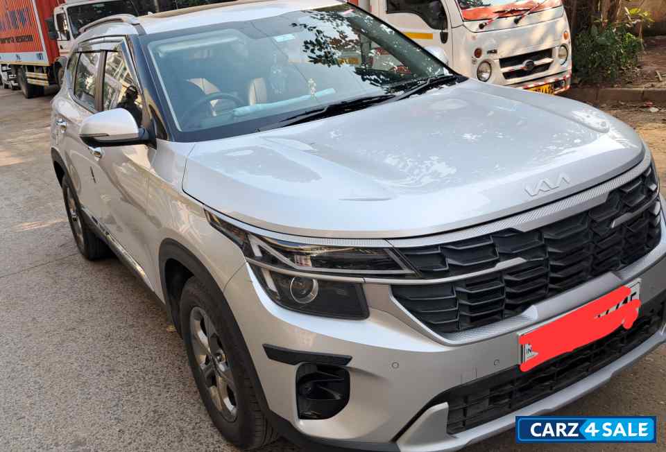 Silver Kia Seltos HTK+ IMT TURBO
