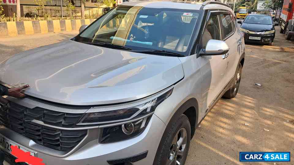 Silver Kia Seltos HTK+ IMT TURBO
