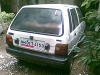 White Maruti Suzuki 800